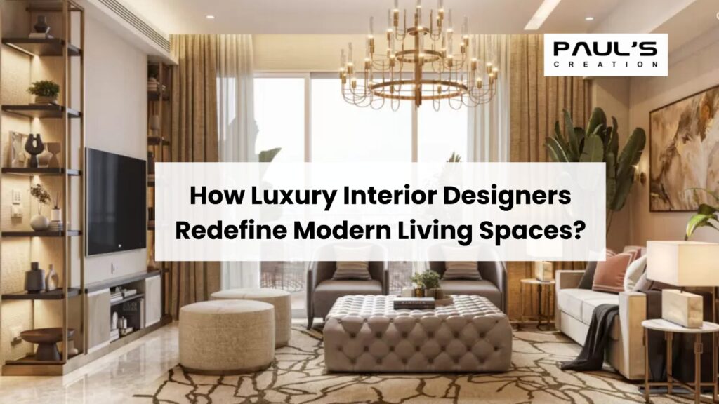 How Luxury Interior Designers Redefine Modern Living Spaces?