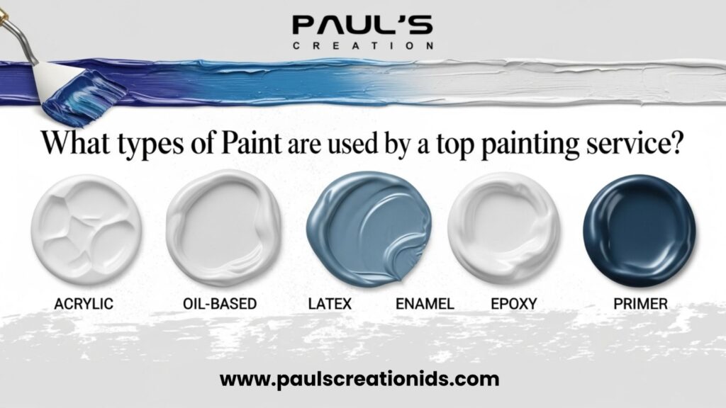 What Types of Paint Are Used by a Top Painting Service?