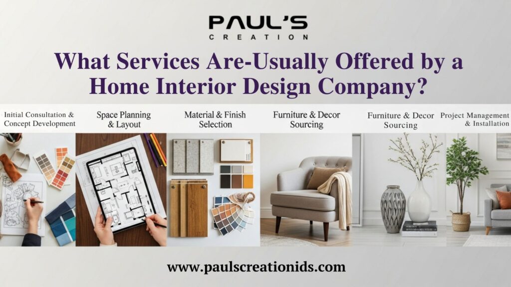 What Services Are Usually Offered by a Home Interior Design Company?