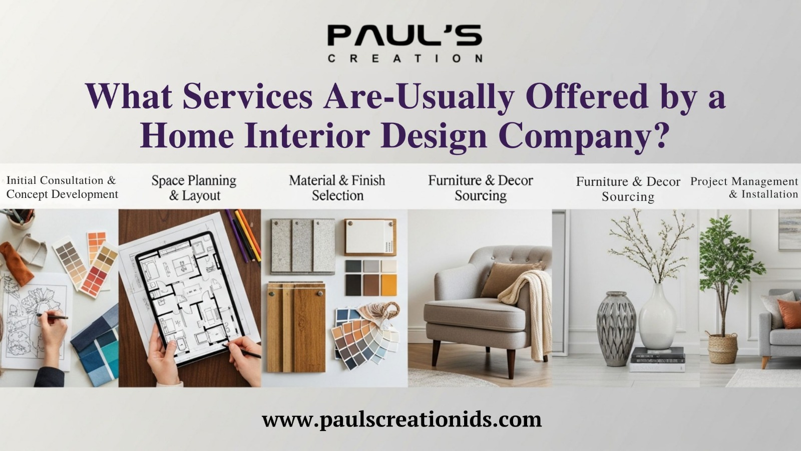 What Services Are Usually Offered by a Home Interior Design Company?