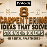 8 Carpentering Ideas That Solve Storage Problems in Rental Apartments
