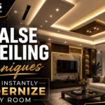 9 False Ceiling Techniques That Instantly Modernize Any Room