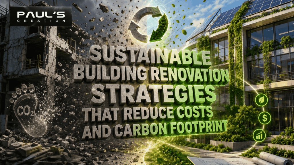 Sustainable Building Renovation Strategies That Reduce Costs and Carbon Footprint