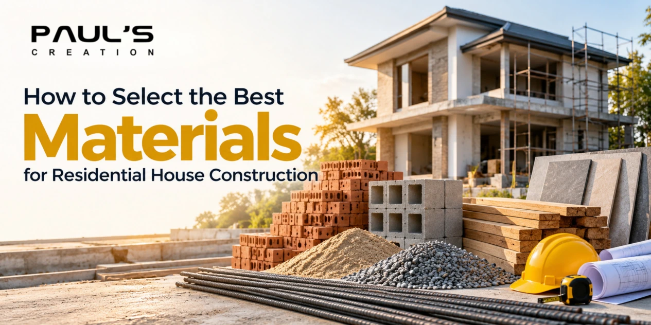 How to Select the Best Materials for Residential House Construction